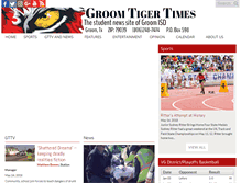 Tablet Screenshot of groomtigertimes.com